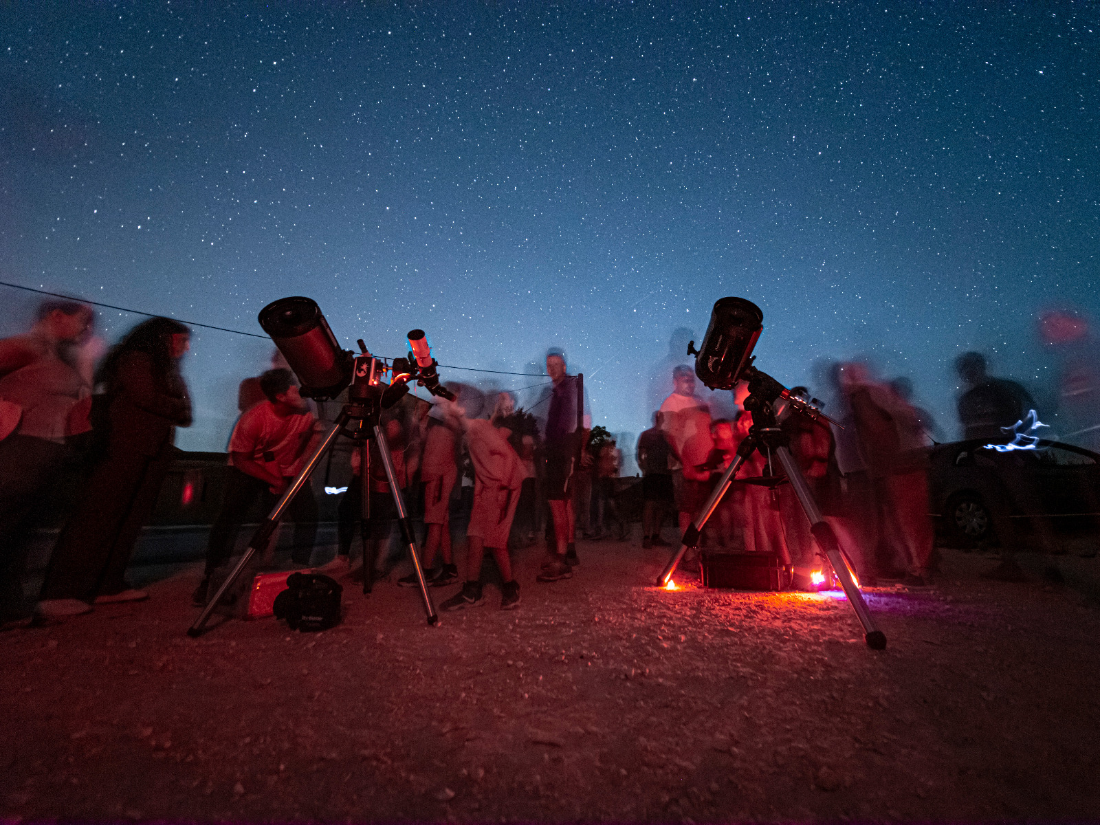 Noche de turismo astronómico en Delgadillo